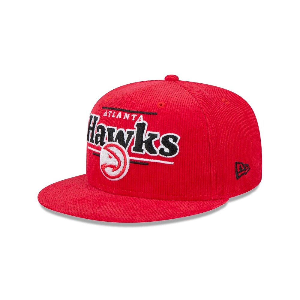 New Era Atlanta Hawks Throwback Display 9FIFTY Snapback Hat - One Size